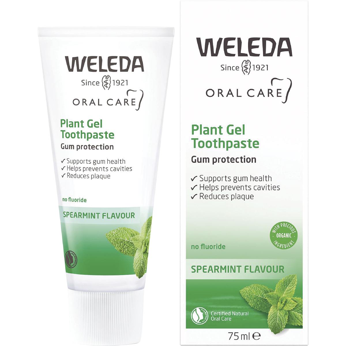 Toothpaste Plant Gel Spearmint Flavour