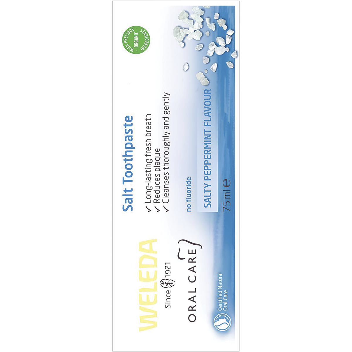 Toothpaste Salt Salty Peppermint Flavour