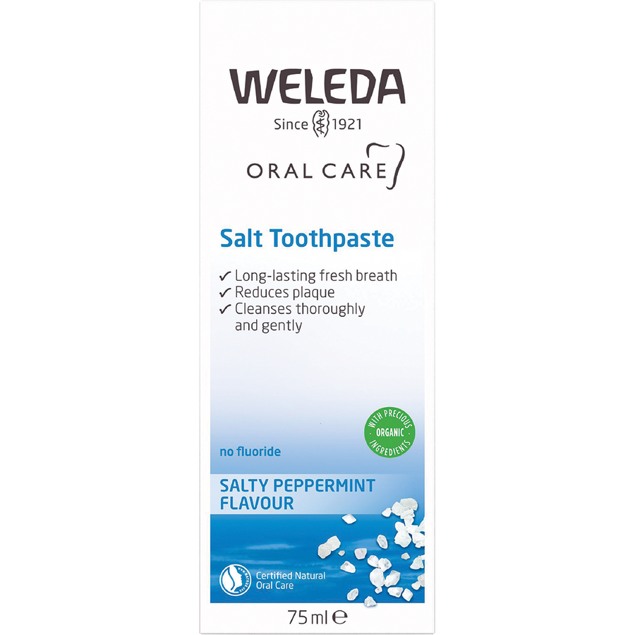 Toothpaste Salt Salty Peppermint Flavour