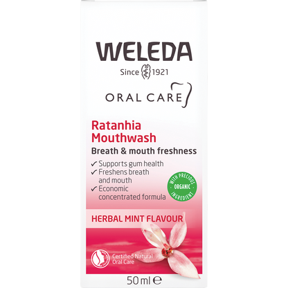 Mouthwash Ratanhia Herbal Mint Flavour