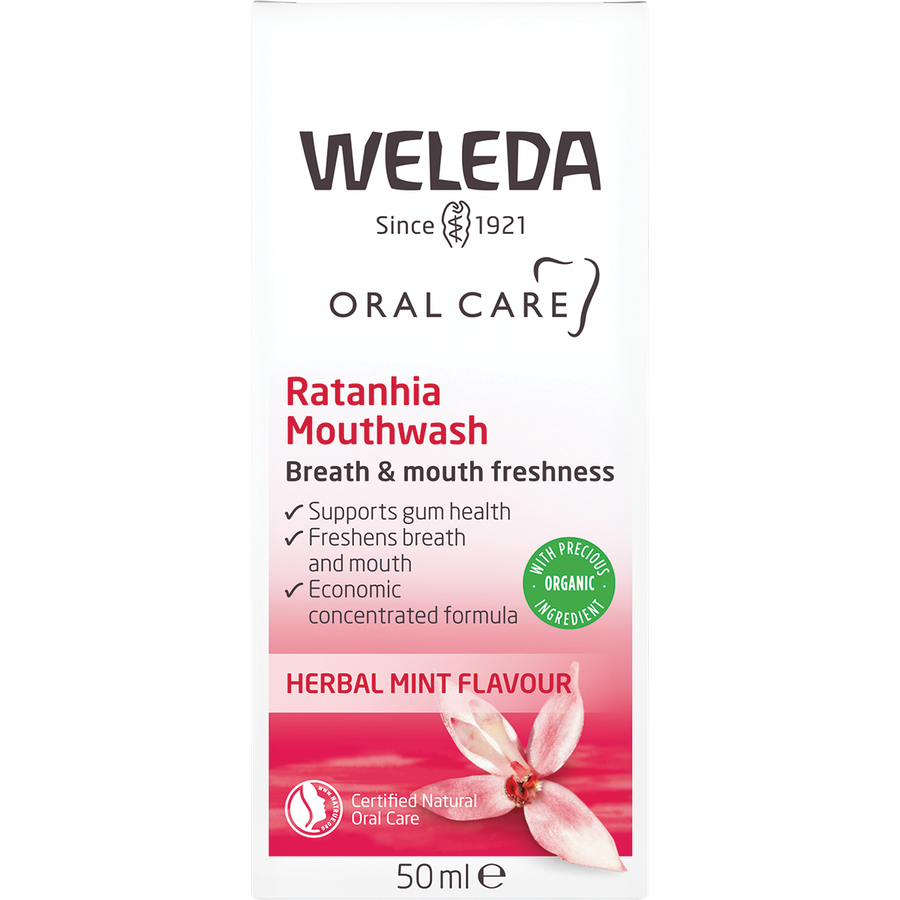 Mouthwash Ratanhia Herbal Mint Flavour