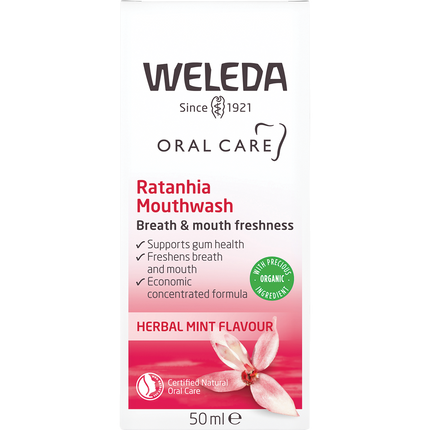 Mouthwash Ratanhia Herbal Mint Flavour