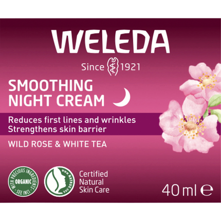 Smoothing Night Cream Wild Rose & White Tea