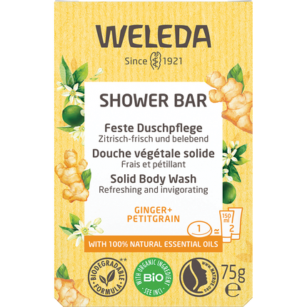 Shower Bar Ginger & Petitgrain