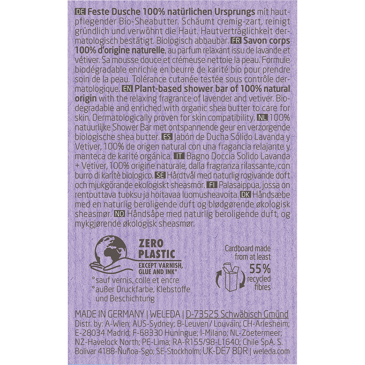 Shower Bar Lavender & Vetiver