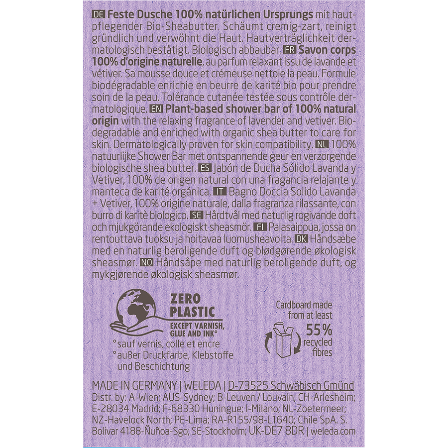 Shower Bar Lavender & Vetiver