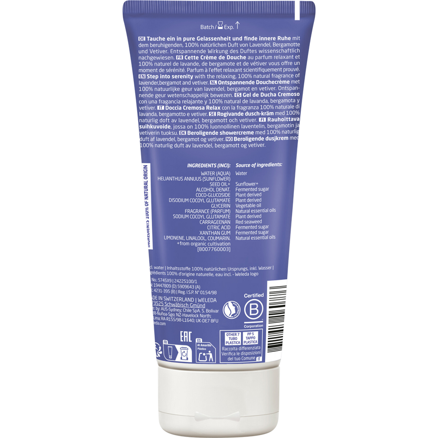Relax Shower Cream Lavender