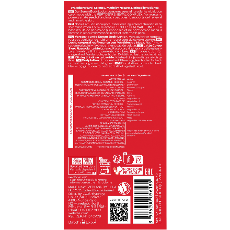WELEDA Firming Serum Body Lotion Pomegranate