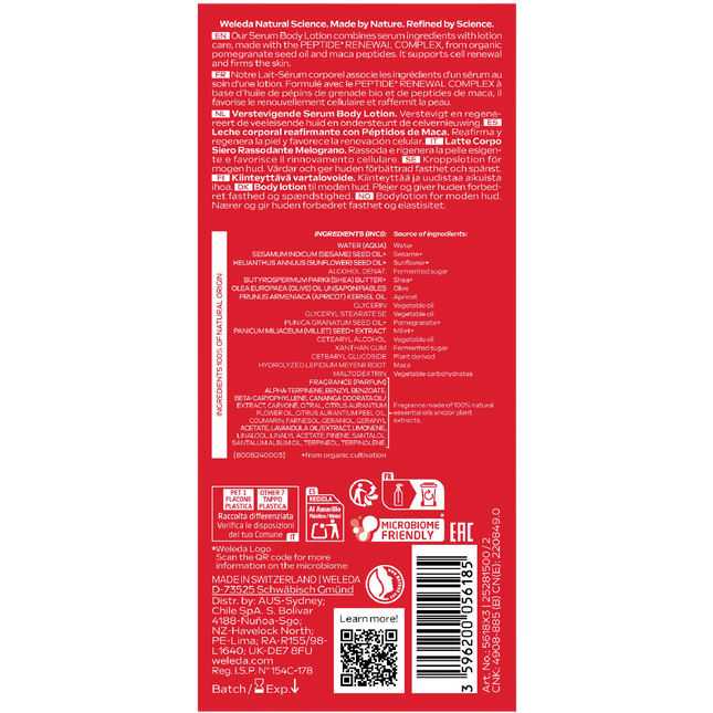 WELEDA Firming Serum Body Lotion Pomegranate