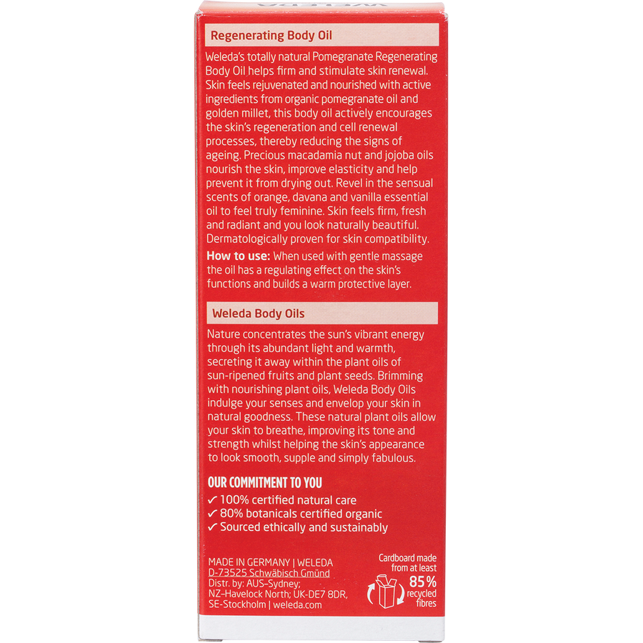 Regenerating Body Oil Pomegranate