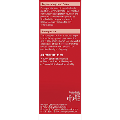 Regenerating Hand Cream Pomegranate