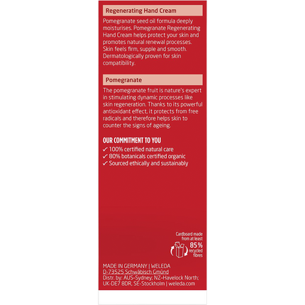 Regenerating Hand Cream Pomegranate