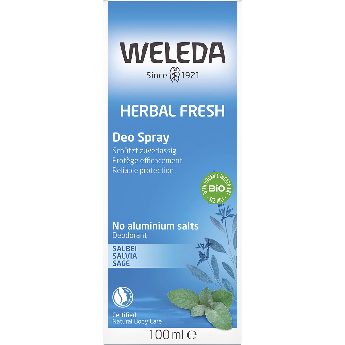 Deo Spray Herbal Fresh Sage