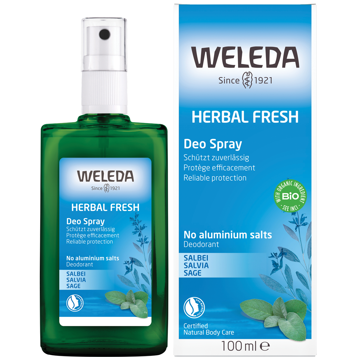 Deo Spray Herbal Fresh Sage