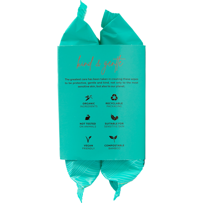 Natural Face Wipes Sensitive Twin Pack