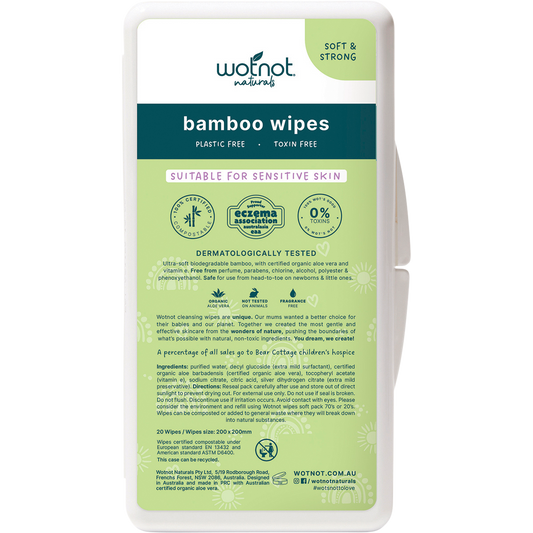 Natural Baby Wipes with Case