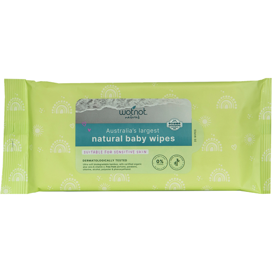 Natural Baby Wipes for Case Refill Pack