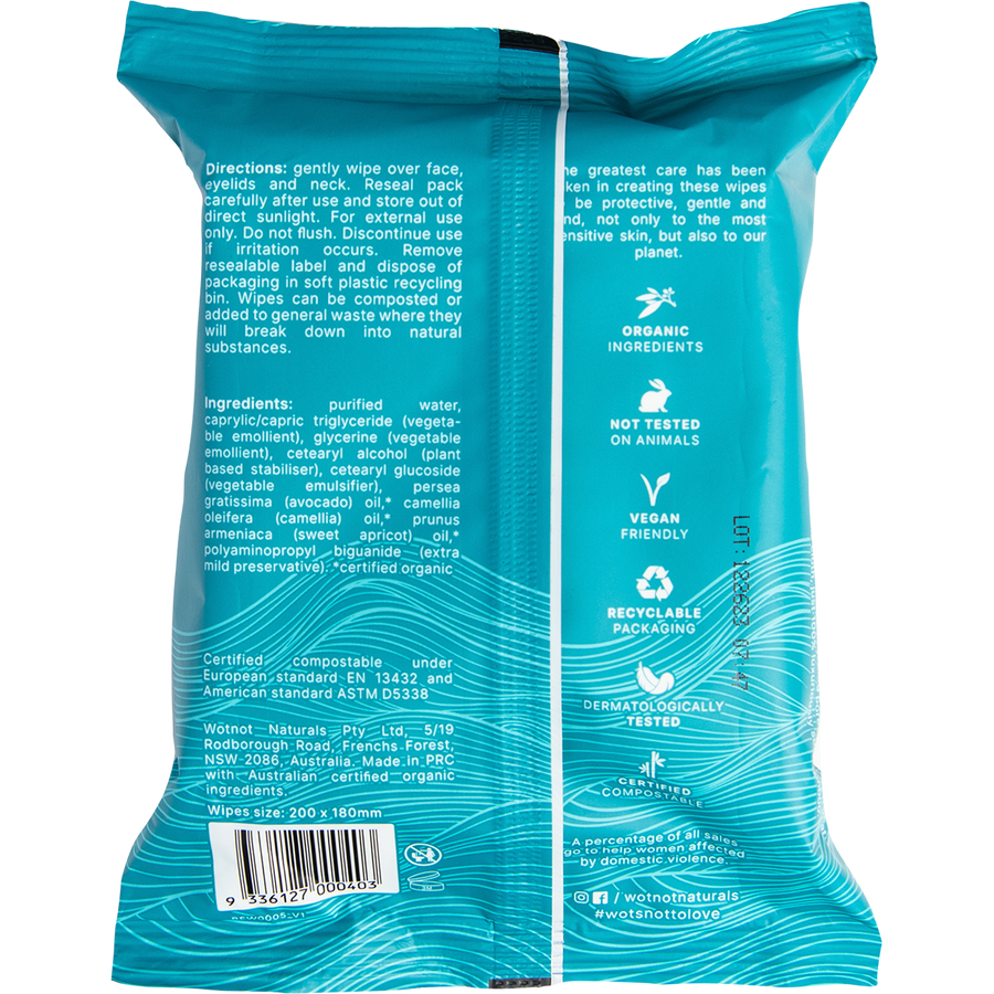 Natural Face Wipes Ultra-Hydrating