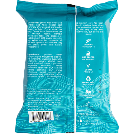 Natural Face Wipes Ultra-Hydrating
