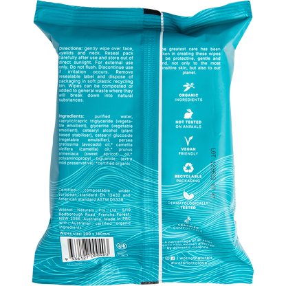 Natural Face Wipes Ultra-Hydrating