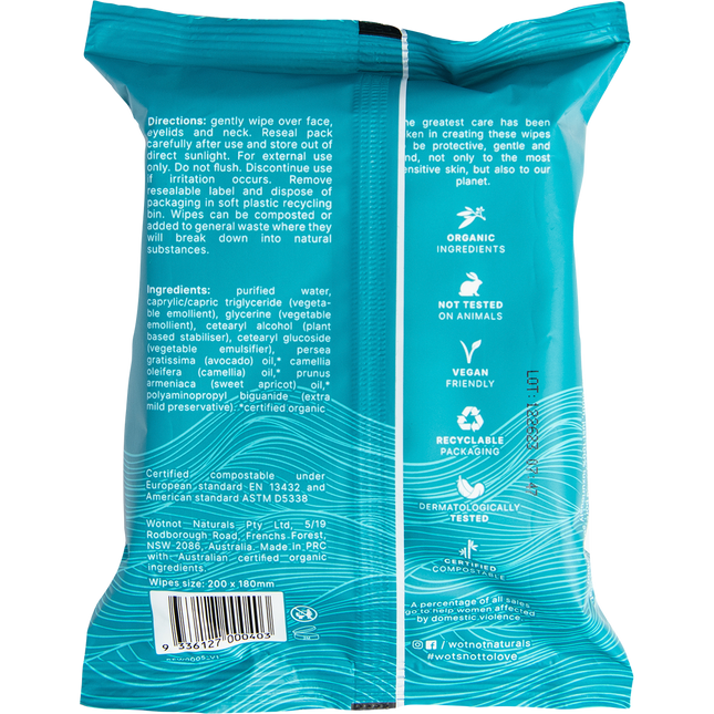 Natural Face Wipes Ultra-Hydrating