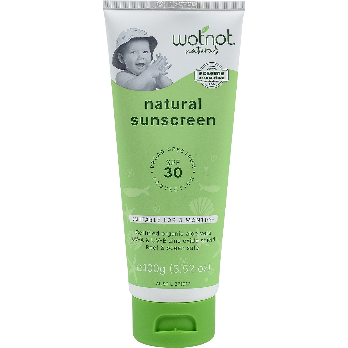 Natural Sunscreen SPF 30 Suitable For 3 Months+