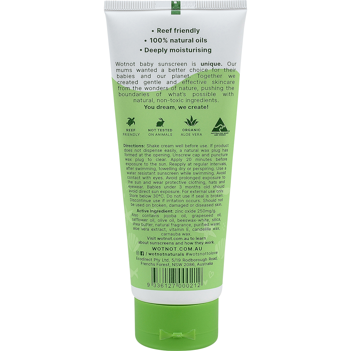 Natural Sunscreen SPF 30 Suitable For 3 Months+