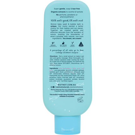 Baby Wash & Bubble Bath Suitable For Sensitive Skin