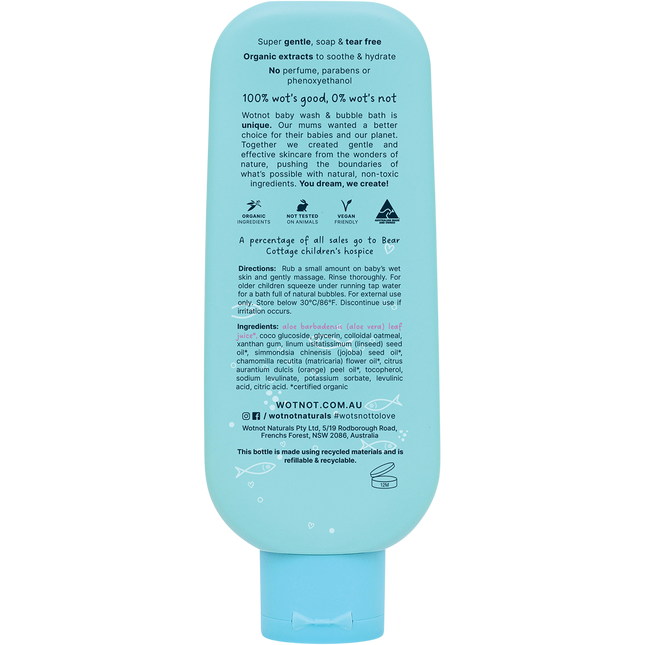 Baby Wash & Bubble Bath Suitable For Sensitive Skin