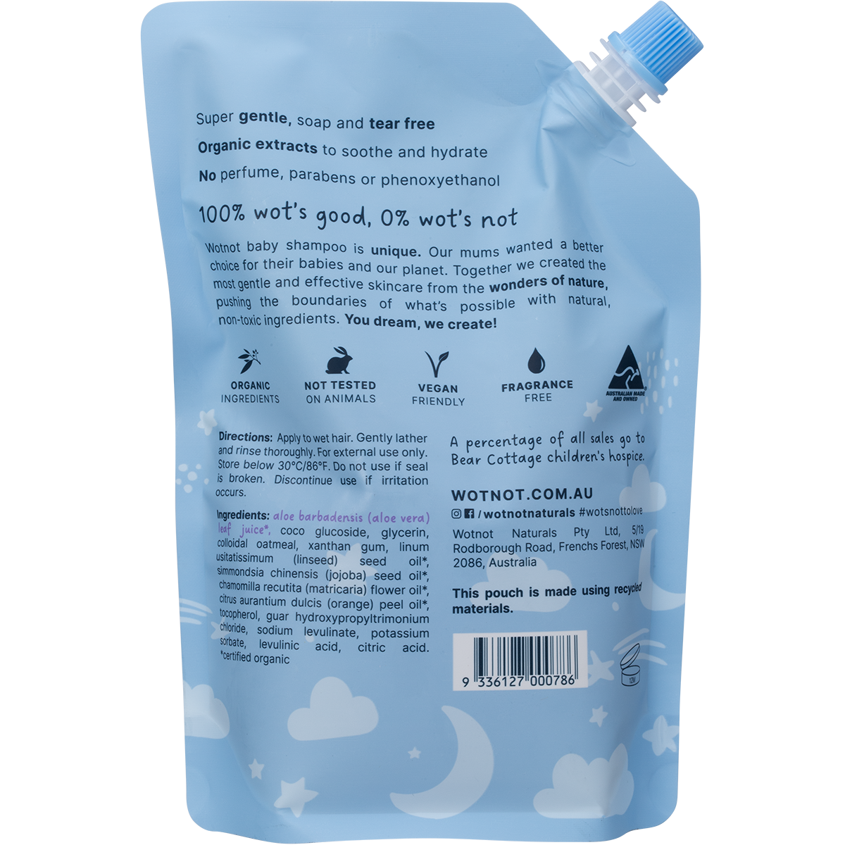 Baby Shampoo Refill Pack Suitable For Sensitive Skin
