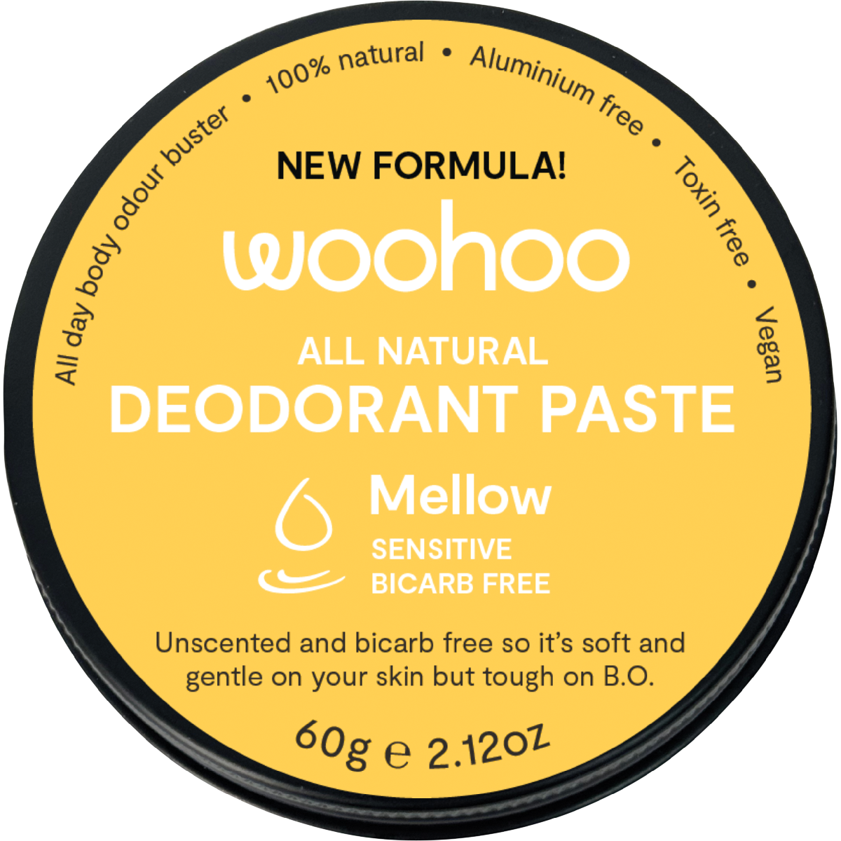 Deodorant Paste Tin Mellow Sensitive Bicarb Free