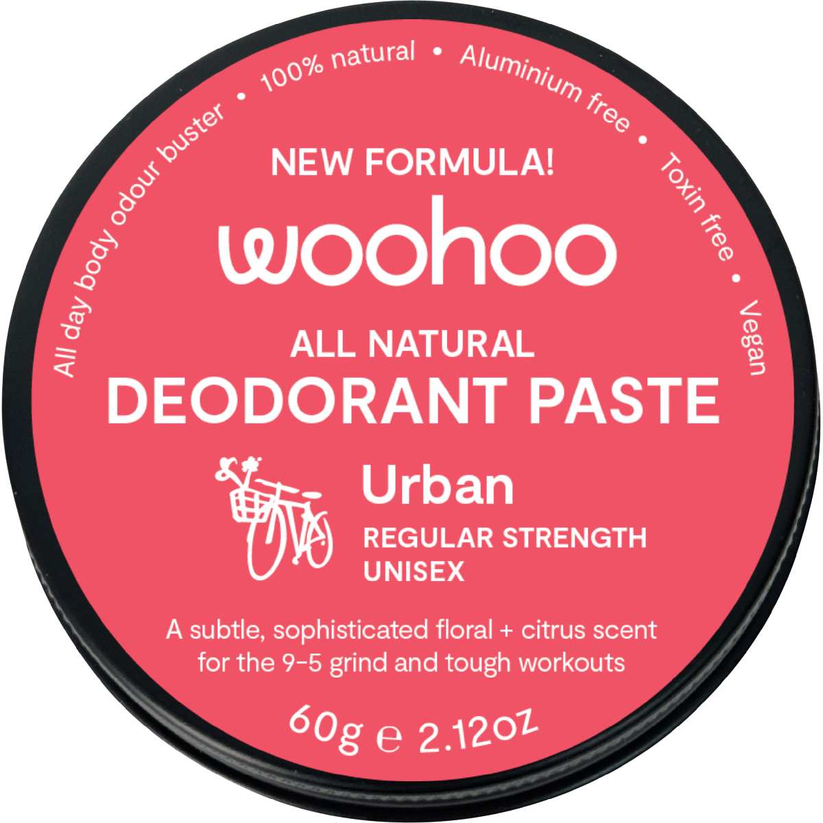 Deodorant Paste Tin Urban Regular Strength