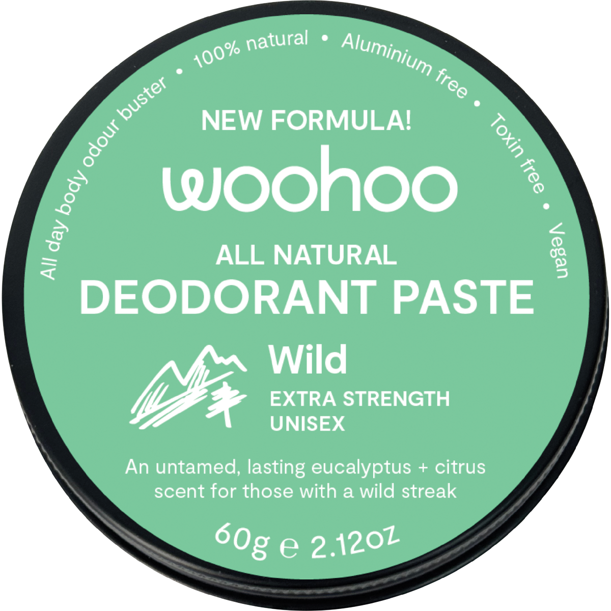 Deodorant Paste Tin Wild Extra Strength