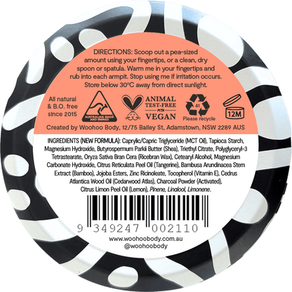 Deodorant Paste Tin Tango Sensitive Bicarb Free