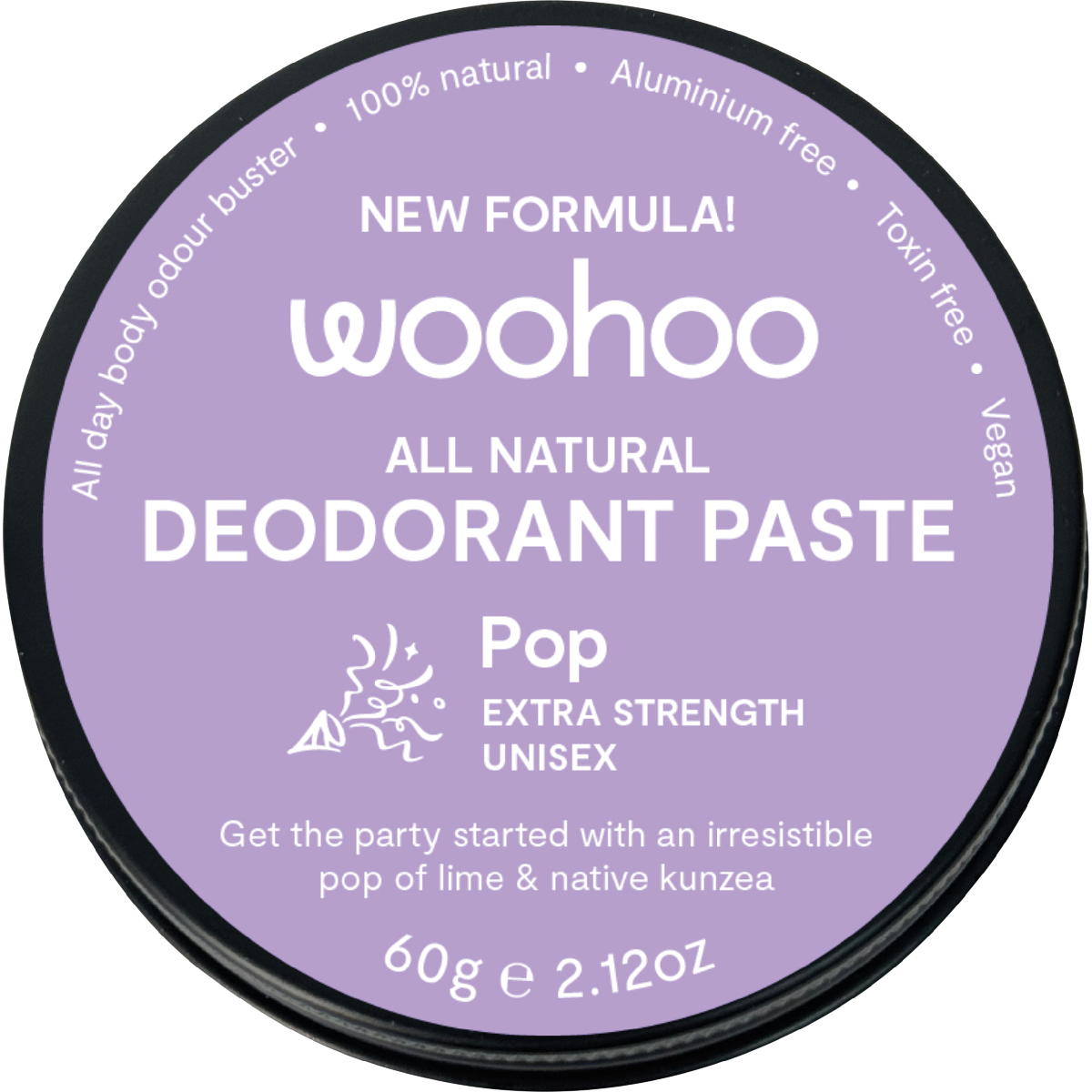 Deodorant Paste Tin Pop Extra Strength