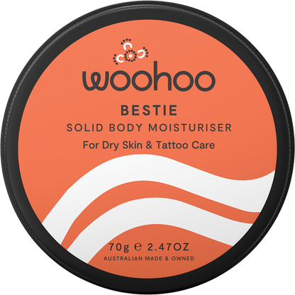 Bestie Solid Body Moisturiser Tin Dry Skin & Tattoo Care