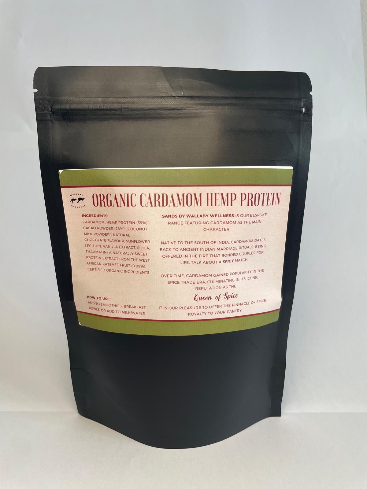 Organic Cardamom Hemp Protein, Chocolate Flavour 175g