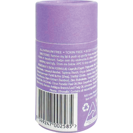 Woohoo Body Pop Extra Strength aluminium free deodorant natural deodorant stick Australia strong odour protection deodorant