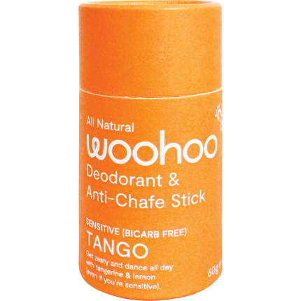Woohoo Body Tango Sensitive bicarb free deodorant stick aluminium free natural deodorant for sensitive skin Australia