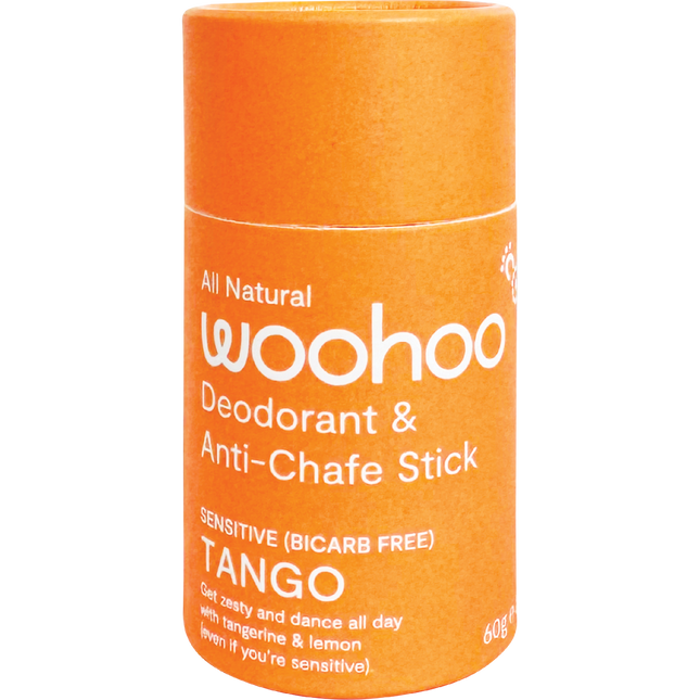 Woohoo Body Tango Sensitive bicarb free deodorant stick aluminium free natural deodorant for sensitive skin Australia