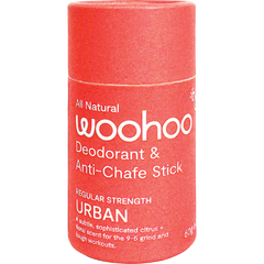 Woohoo Body Urban regular strength natural deodorant stick aluminium free deodorant Australia everyday odour protection