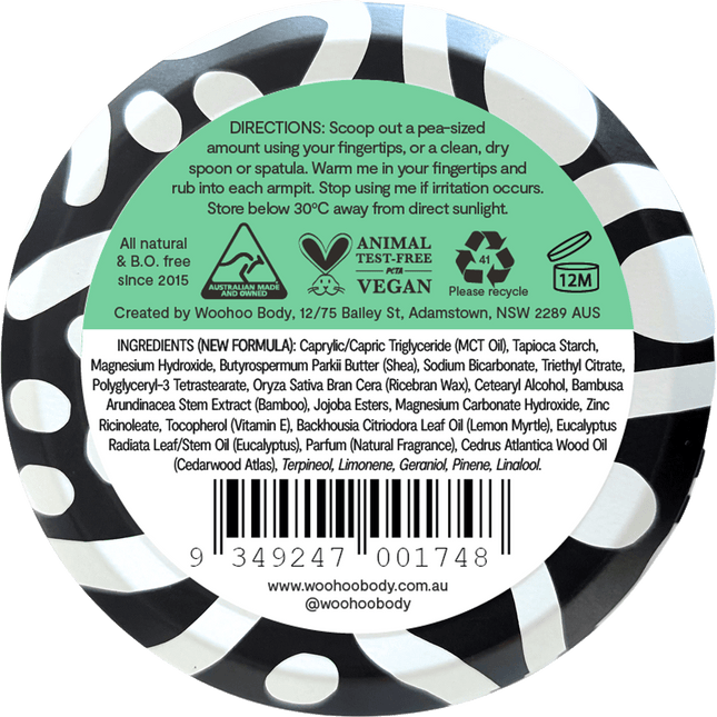 Woohoo Body - Deodorant Paste Tin Wild Extra Strength