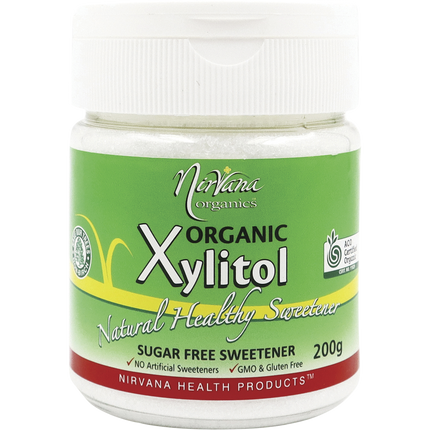 Nirvana Organics xylitol refillable shaker in eco-friendly design