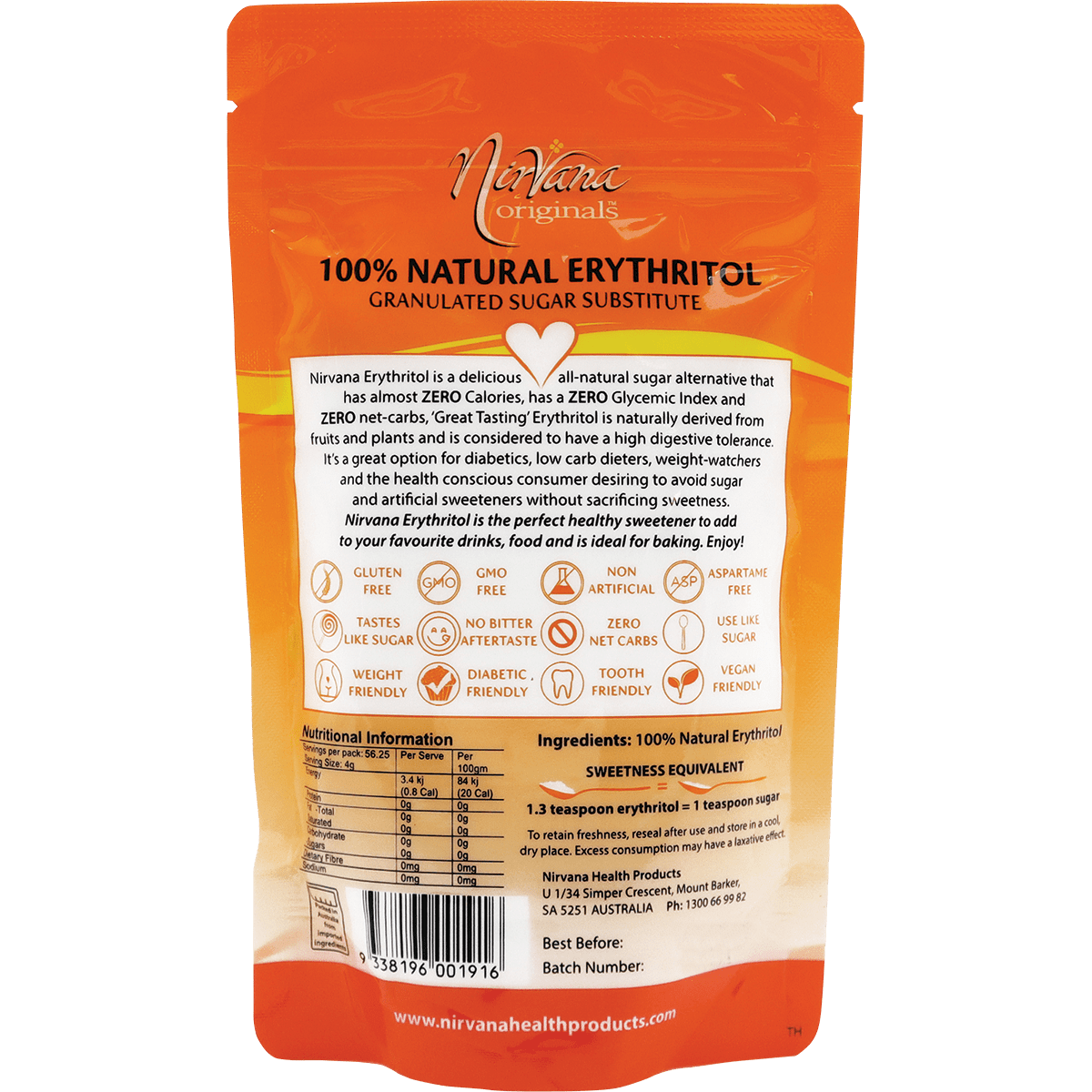 Erythritol 100% Natural