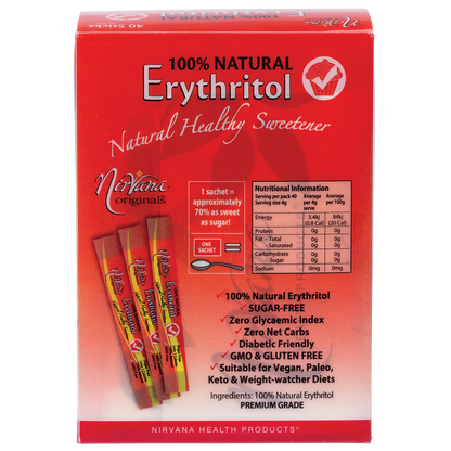 Erythritol 100% Natural Sticks