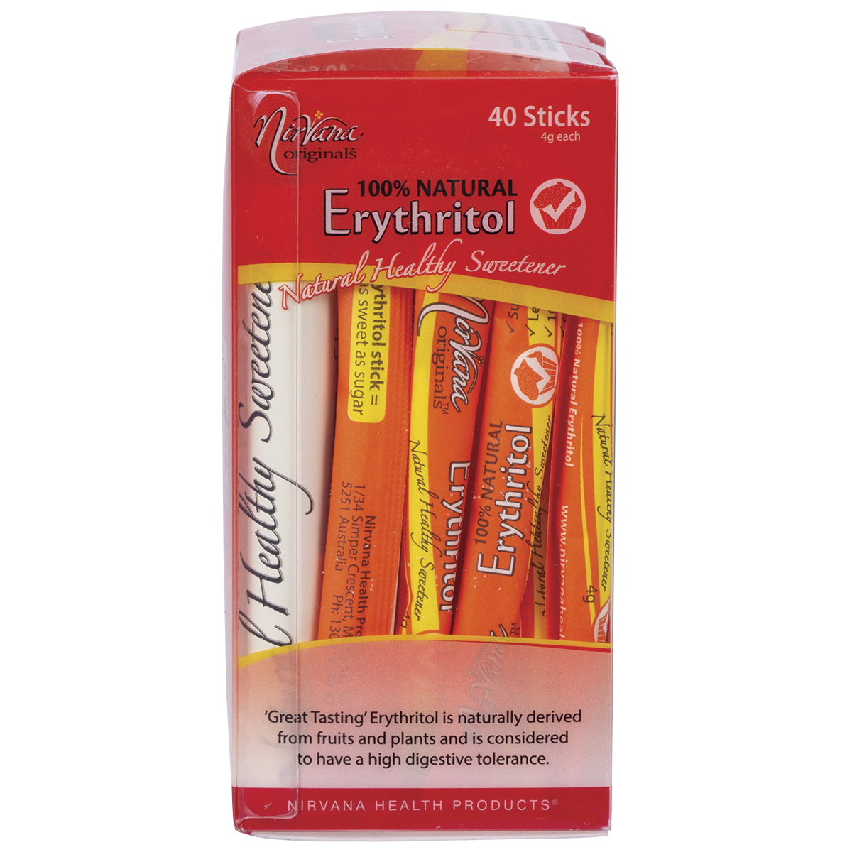 Erythritol 100% Natural Sticks