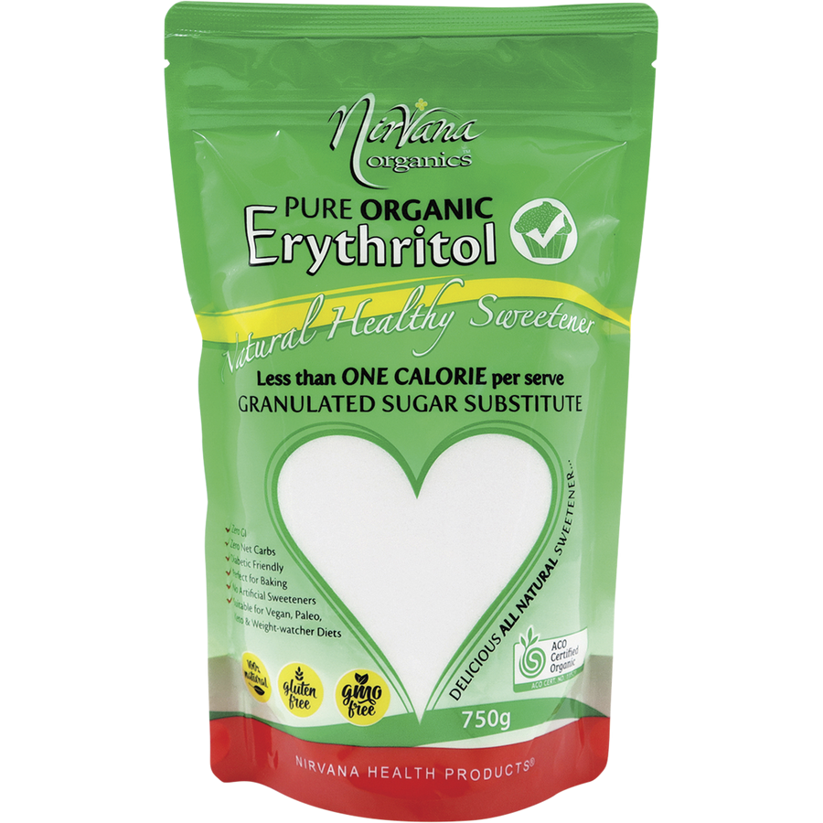 Nirvana Organics erythritol pure organic sweetener package