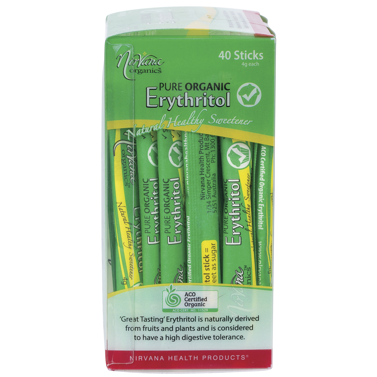 Erythritol Pure Organic Sticks
