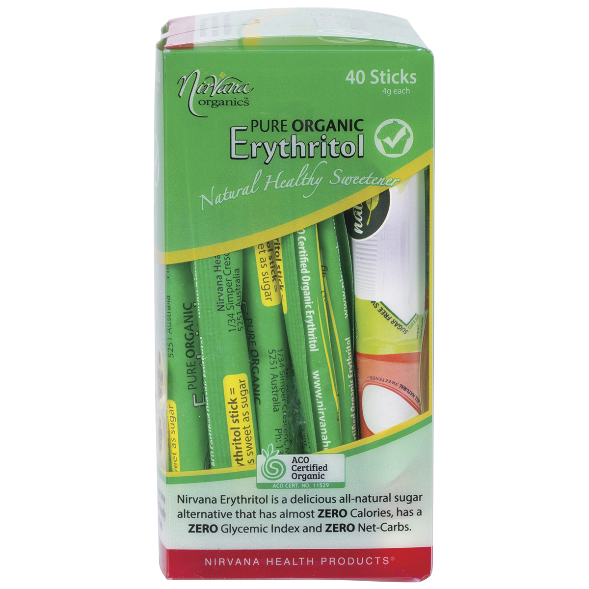 Erythritol Pure Organic Sticks