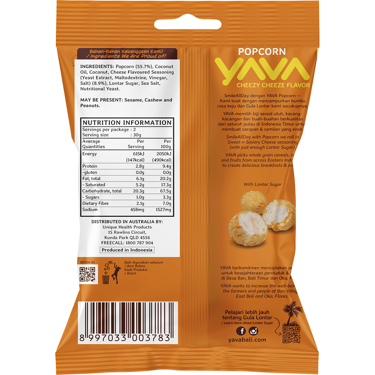 Popcorn Cheezy Cheeze Flavor